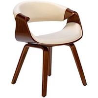 silla de comedor foley tela nogalcrema 52x62x76 cm clp