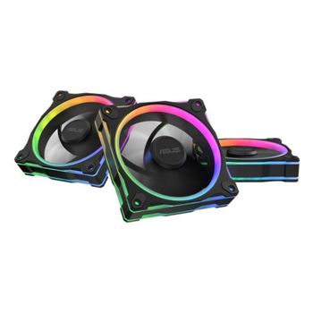 Ventilador ASUS Prime MR120 ARGB Reverse Black 120mm 1600RPM 23dB 3 Pack