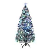 arbol de navidad  decoraciones de navidad con luces y soporte fibra optica 180 cm cfw843211