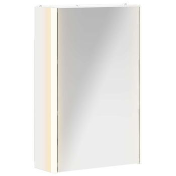 Armario Con Espejo De Baño 33 X 11,5 X 50 Cm Vidaxl