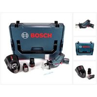 bosch gsa 12v-14 professional sierra de sable a bateria 12v  maletin l-boxx  2x bateria gba 30 ah  cargador gal 1230 cv