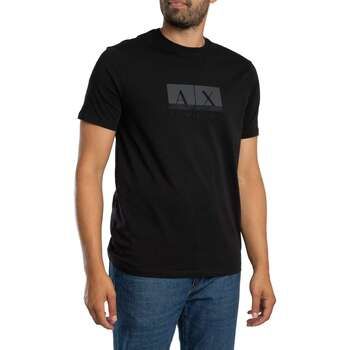 Armani Exchange Camiseta Camiseta gráfica delgada para hombre