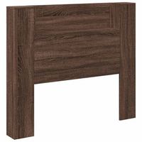 cabeceropanel de cabecero con estante roble marron 120 x 165 x 1035 cm