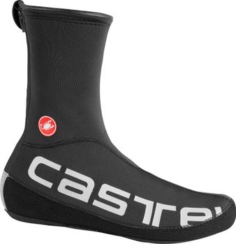Castelli Diluvio UL Shoecovers Overshoes, Black/Silver Reflex