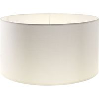 pantalla cipriota redondo tela pvc802 con encaje e27 al22xd40cm beije