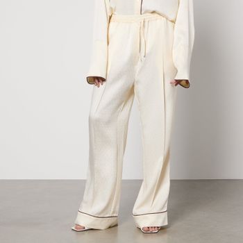 Sleeper Pastelle Oversized Jacquard Trousers - S-M