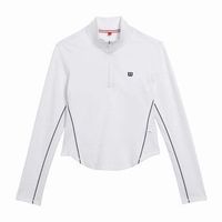 sudadera wilson brentwood blanco mujer