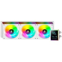 mars gaming ml-lcdpro360 refrigeracion liquida aio 500w tdp bomba 4 gen 3 ventiladores blanco