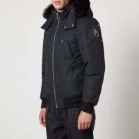 moose knuckles original ballistic cotton and nylon-blend bomber jacket - xl