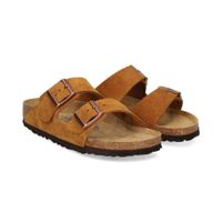 birkenstock sandalias planas mujer - marron talla 38n