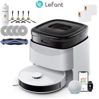 robot aspirador y limpiador de suelos lefant m3l 12 000 pa fregado aspiracion secado panos de limpieza limpieza automatica deposito de polvo drenaje de agua navegacion dtof