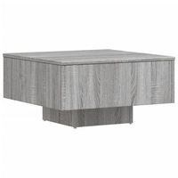 mesa de centrormesa auxiliarrmesa de cafe madera contrachapada gris sonoma 60x60x315 cm