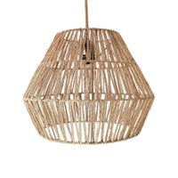 pantalla estilo natural para lampara de techo elaborado con algas o30