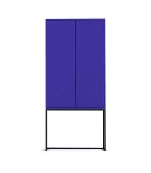 Armario aparador 2 puertas mdf azúl prussia