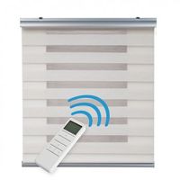estor enrollable motorizado noche y dia automatico con bateria estores con motor y mando acabados premium beige 120 x 250cm