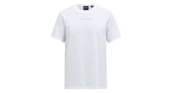 Camiseta de manga corta peak performance explore graphic blanca