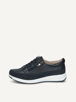 CAPRICE Low shoes, blue, made of Leather, Size 37