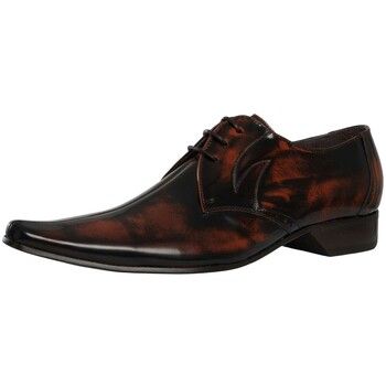 Jeffery-West Zapatos Hombre Zapatos derby de cuero pulido para hombre
