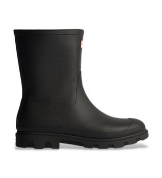 Hunter para mujer. FRU0002252 Botas de agua Downpour Short Insulated negro (40), Plano, Ninguno, Casual, PVC