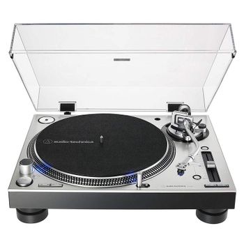 Audio-Technica AT-LP140XP Plato DJ Tracción Directa Plateado