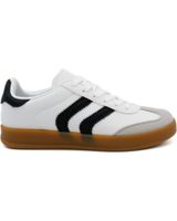 de bubble bobble bubble zapatilla deportiva estilo samba con cordon m2483 blanco