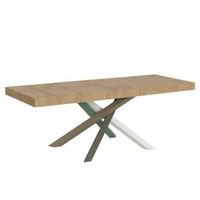 mesa extensible 90x180284 cm volantis premium quercia natura estructura 4a