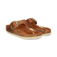 birkenstock sandalias planas mujer - marron talla 40r