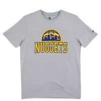 camiseta denver nuggets nba tip off de new era en gris