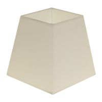 pantalla cipriota cuadrado prisma tela pvc802 con encaje e27 l15xan15xal145cm beije