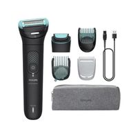 afeitadora corporal philips 7000 series bg747015 uso seco y mojado 5 peines