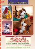 animales con pompones y fieltro cuentas foam escobillones