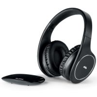 meliconi digital smart auriculares bluetooth auriculares inalambricos para tv ergonomicos base usb compacta bateria duradera 2 canales de transmision utilizables con cable aux y digital toslink