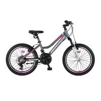 bicicleta junior 20 umit mirage grisrosa