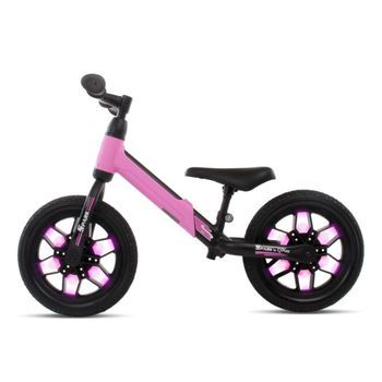 Bicicleta De Equilibrio Spark Rodas Led Rosa