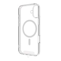 muvit for change funda recycletek magsafe compatible con apple iphone 16 transparente