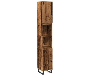 Vidaxl armario de baño madera de ingeniería envejecida 30x30x190 cm