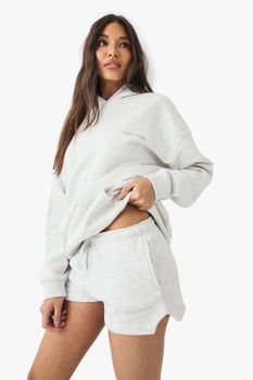 Pantalón Corto Deportivo Deportivo Con Bordado Dsgn Studio, Gris