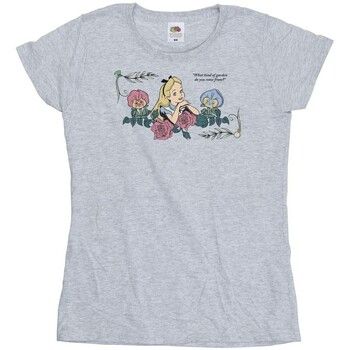 Disney Camiseta Alice In Wonderland What Kind Of Garden para mujer