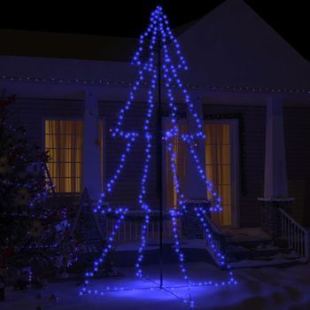 Árbol De Navidad | Decoraciones De Navidad 360 Luces Led Interior Y Exterior 143x250 Cm Cfw147802