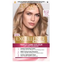 loreal paris excellence creme permanent hair dye various shades - 812 natural frosted beige blonde