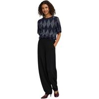 jacqueline de yong jersey jdymaggy ss argyle pullover knt 15382048 para mujer