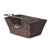 basil cesto delanterotrasero capri flex mimbre sintetico marron 42x32x20 cm