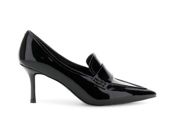 mocasín escote charol black