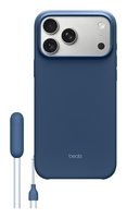 beats iphone 17 pro max kickstand case with magsafe and camera control - bedrock blue