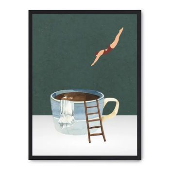 Cuadro Jump To The Coffee