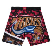 short philadelphia sixers nba jumbotron 2 - mitchell  ness