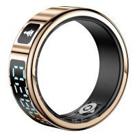 anillo inteligente fitpaddy fitring xl bluetooth ip68 autonomia 3 dias iosandroid oro