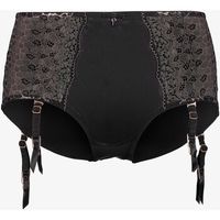 lascana culote y bragas liguero de cintura alta livia para mujer