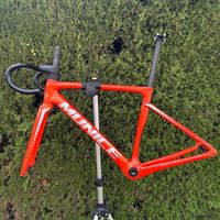 cuadro de bicicleta de carretera munice r2 de fibra de carbono enviado desde espana ultraligero cuadro de carretera de carbono integral aerodinamico moldeado con eps freno de disco max
