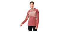 chaqueta impermeable vaude simony 2 5l iv roja para mujer